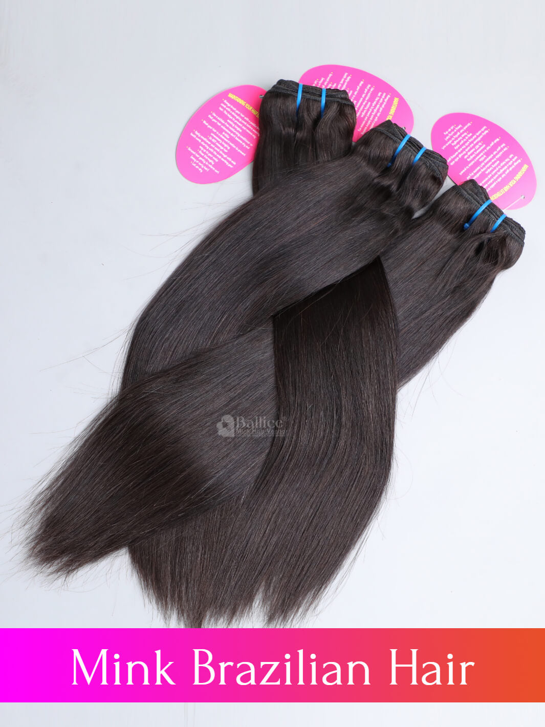 10A Grade Mink Brazilian Hair Silky Straight 3 Bundles Ballice