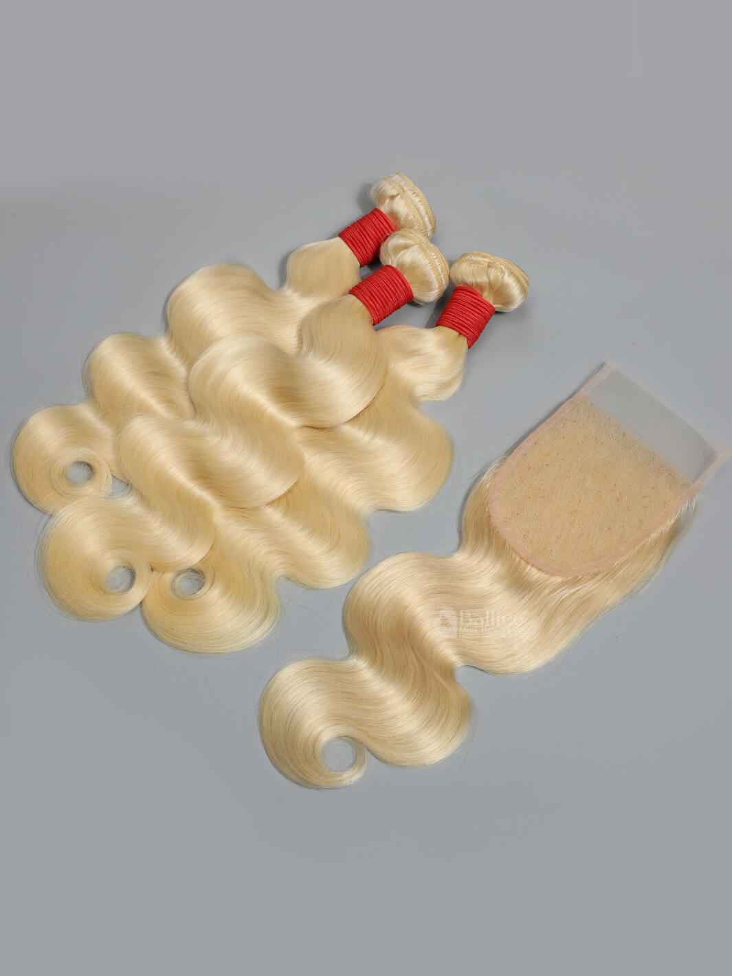 Affordable 613 Blonde Body Wave 3 Bundles with Closure – Ballice display picture 3