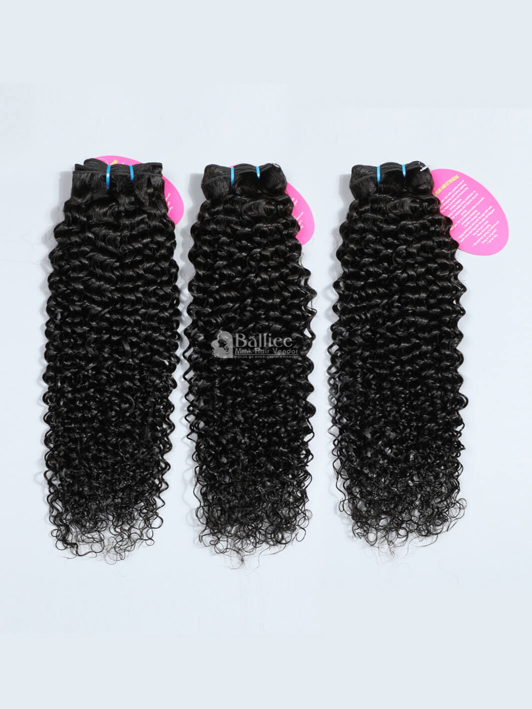 Mink Brazilian Hair Curly 3 Bundles Deal, Mink Hair weave  display picture 2