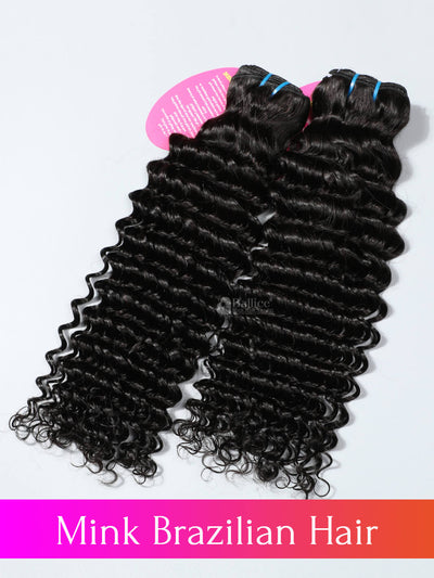     Mink-Brazilian-Hair-Deep-Weave-Hair-Bundle-10A-Grade