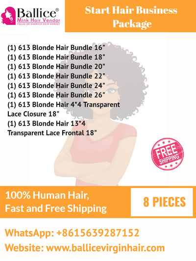     Start-Hair-Business-Package-613-Hair-8-peck-Ballice-Virgin-Hair