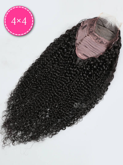 Transparent-Lace-4x4-Closure-Curly-Wig