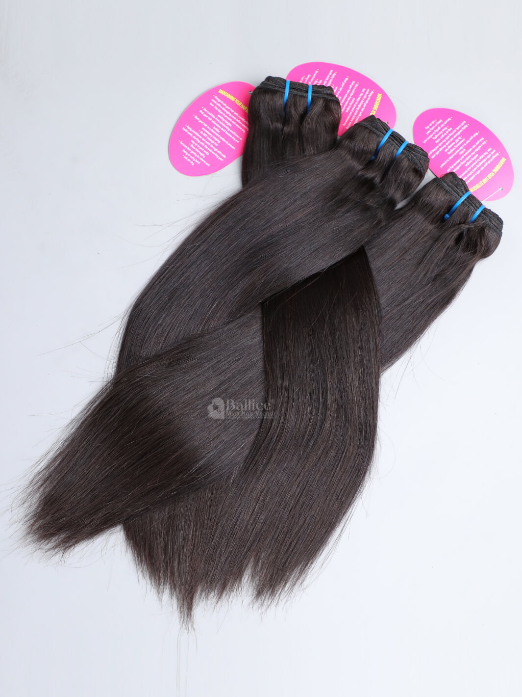 Brazilian Mink 3 Bundles With Lace Closure Hair Mink Brazilian Hair Straight Bundles with Closure – Ballice main image 4